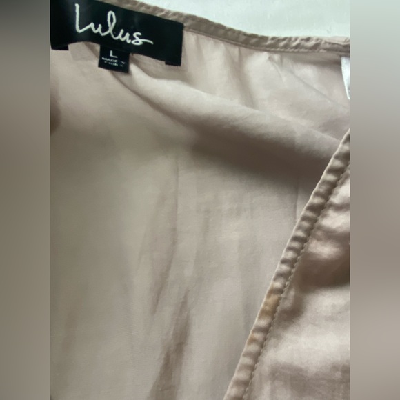 Lulu’s romper women’s size large mauve long sleeve - Picture 5 of 8